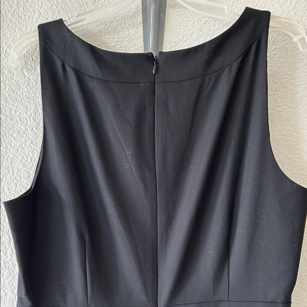 J. Crew Classic Black Midi Dress NWT 14T - Picture 8 of 9